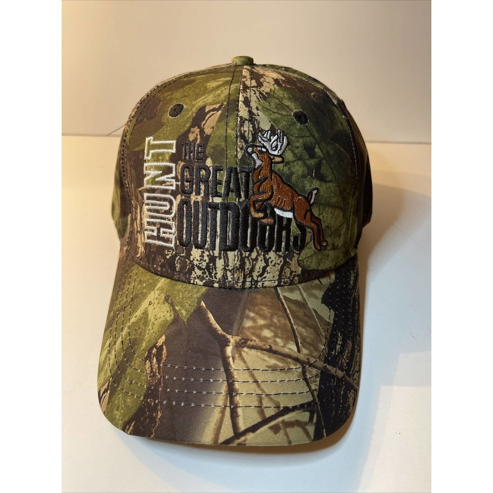 Hunt The Great Outdoors Hunting Hat Cap Camouflage Adult